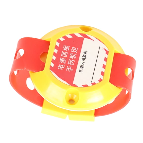Yajisi Electrical Panel Handle Lockout BD-D25 Industrial Switch Padlock Safety Supply, Red, 1 Pack