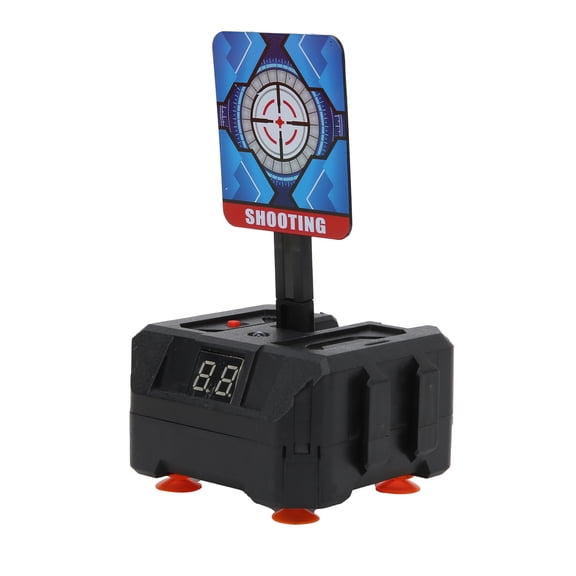 Yajisi Electronic Scoring Target with Auto Reset and Digital Lights Sounds for Foam Dart Blasters (3.5x3.5x6.1 inches / 9x9x15.5 cm)