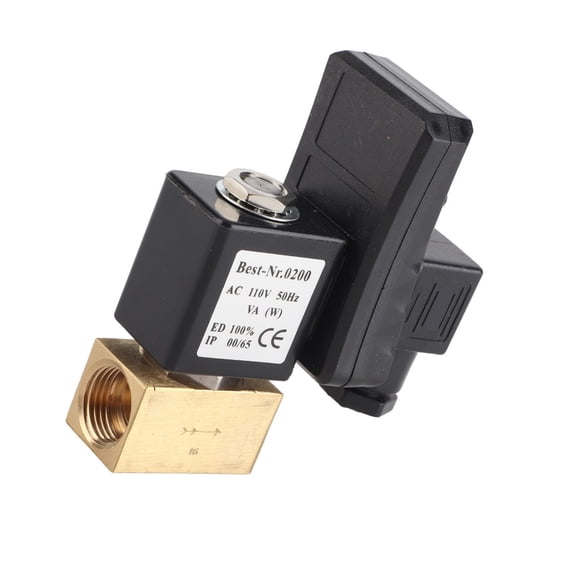 Yajisi Electronic Timed Drain Valve, 110V Automatic Drain Valve for Air Compressor & Drying Machine (15x11x6cm)