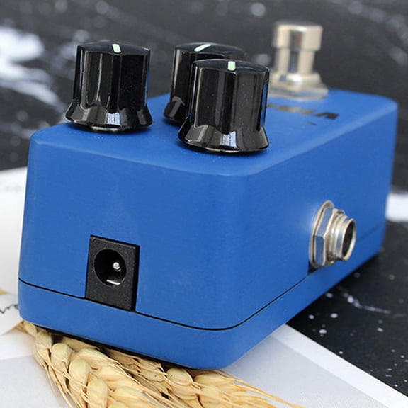 Yajisi FVB2 Vibrato Electric Guitar Effect Pedal Portable Mini Analog Effector with Rate/Depth/Ramp Knobs True Bypass 3.70 inches / 94 mm