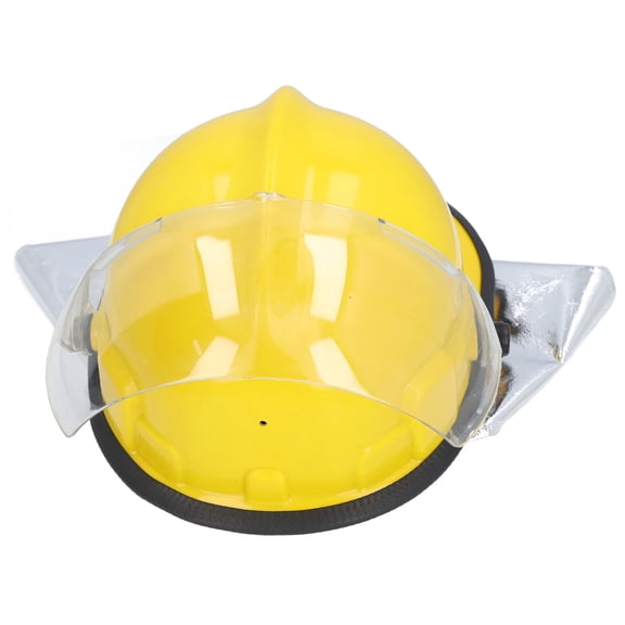 Yajisi Fire Rescue Helmet with Face Shield Flame Retardant Adjustable Shock Resistance Full Head Protection Firefighter Hard Hat Emergency Gear 1 Pack