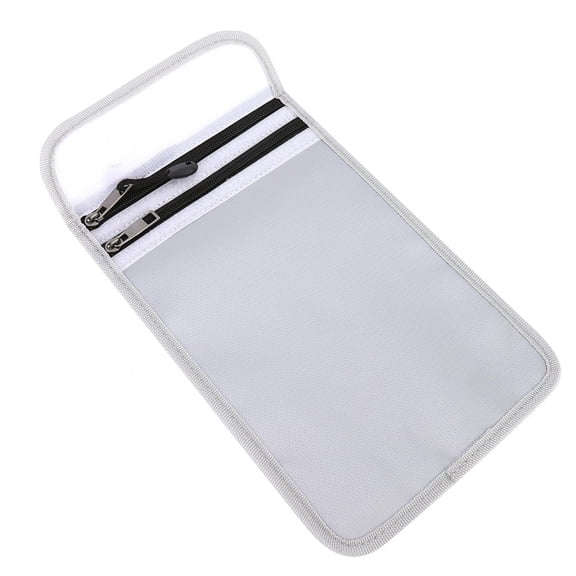 Yajisi Fireproof Waterproof Document Holder File Storage Bag Envelope Pouch with Zipper, 10.6 inches / 27 cm