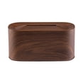thumbnail image 1 of Yajisi Flame Essential Oil Diffuser, 220ml USB Quiet Aromatherapy Humidifier with 7 Colors Night Light, Ultrasonic Cool Mist Automatic Shutoff Desktop Mist Device for Bedroom, Dark Wood Grain, 1 of 9