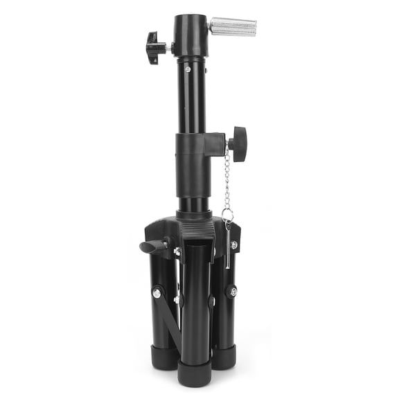 Yajisi Foldable Alloy Wig Stand Tripod Adjustable Mannequin Head Holder for Styling and Displaying (18.9 inches / 48 cm)