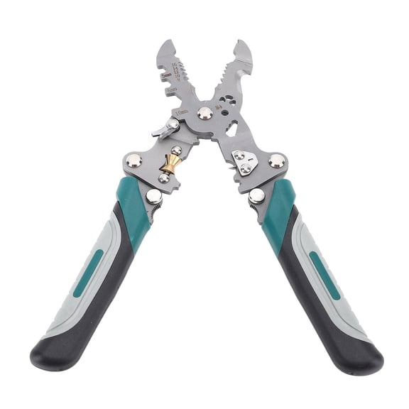 Yajisi Folding Wire Stripper & Crimping Pliers  CRV Steel, 816AWG, QuickLock, HighHardness Blade, MultiFunction Wire Clip & Screwdriver