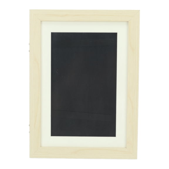 Yajisi Front Opening Magnetic Art Frame, Composite Wood Changeable Picture Display for Wall Decor - 14.6x10.6x1.6 Inches