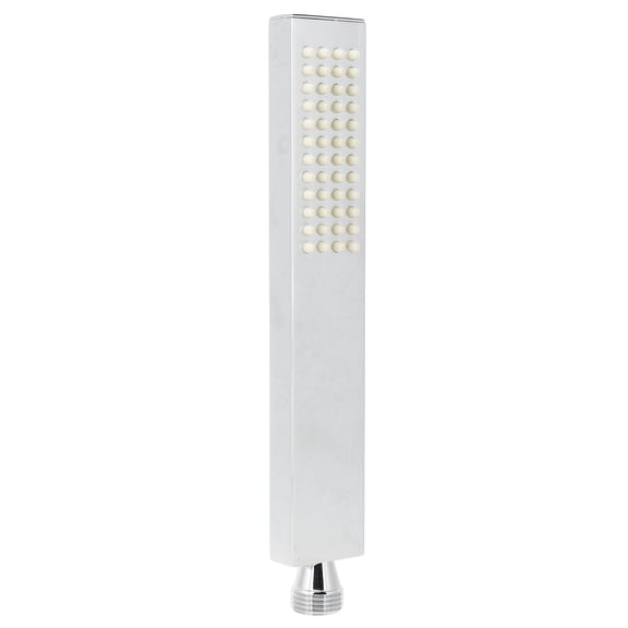 Yajisi G1/2 Flat Square Handheld Shower Head High Pressure All Copper Bathroom Shower Sprayer (8.7 inches / 22 cm)