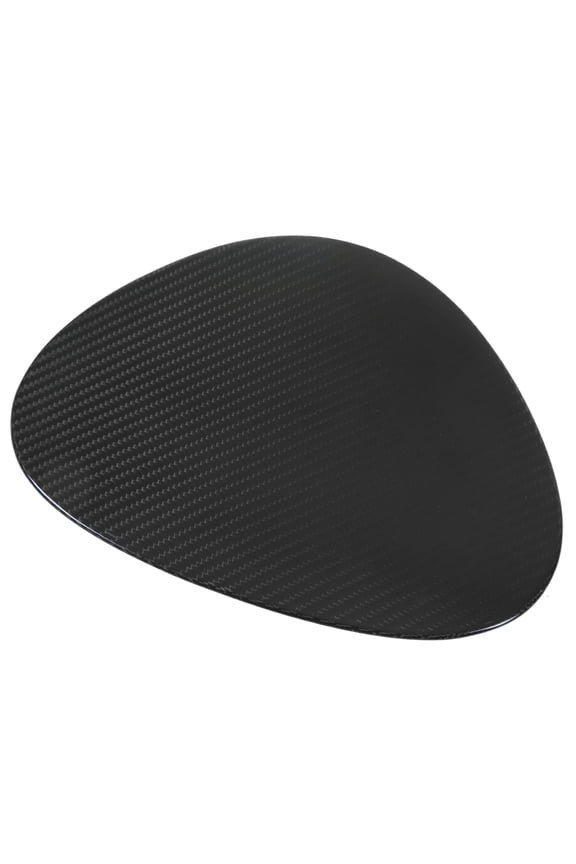 Glossy 3K Twill Dry Carbon Fiber Fuel Tank Trim Universal Replacement Accessory For Left Hand Drive And Right Hand Drive Vehicles 11.81 inches / 30.00 cm Premium Protection