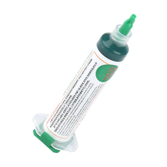 Yajisi Green UV Light Curing Solder Mask Ink, 25g/0.9oz Solder Resist Ink for BGA PCB Repair, High Quality Insulating Protective Liquid Component Solder Paste Coating