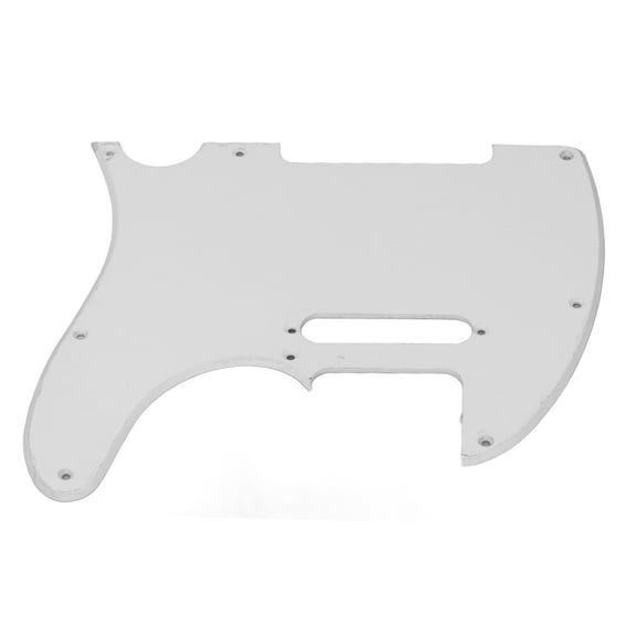 Yajisi Guitar Pickguard 8 Hole Single Layer PVC Guitar Scratch Plate for Telecaster Tele Guitars