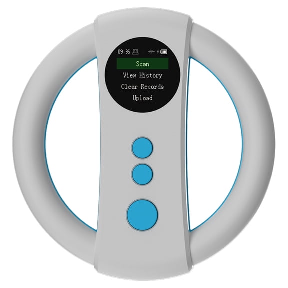 Yajisi Handheld Portable Animal Chip Scanner W91C 1.44 inch LCD Screen FDX-B ISO11784/85 Tag Reader White