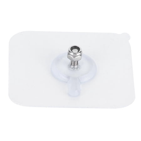 Yajisi Heavy Duty Adhesive Hook Plastic 11lb Load Bearing Seamless Wall Hook for Tile Marble Glass (2.4 x 2.4 inches / 6 x 6 cm)