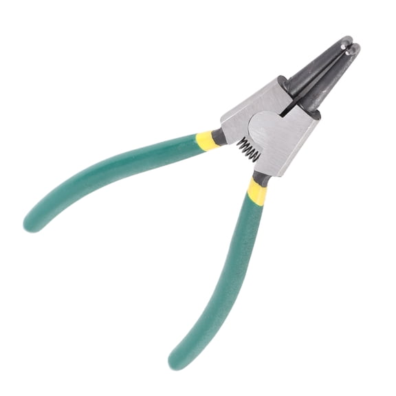 Yajisi Heavy Duty Snap Ring Pliers 6.5 inches / 165 mm Spring Loaded Handle Circlip Plier External Bent Clip Tool Hand Tool