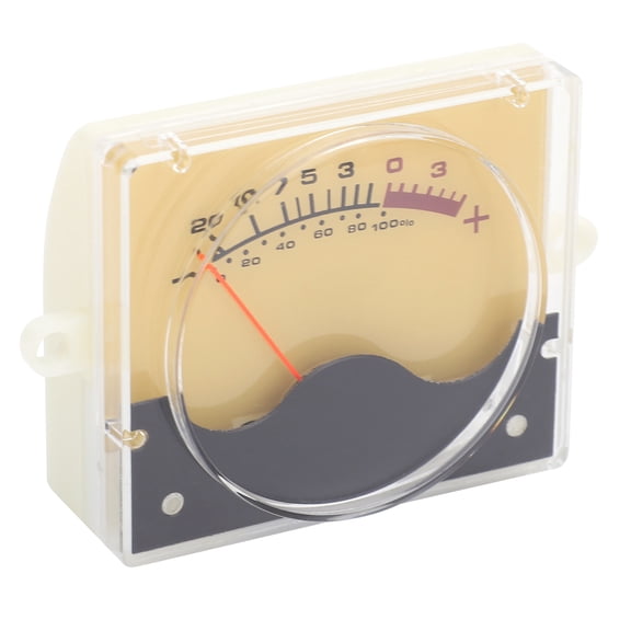 Yajisi High Accuracy P-55SI VU Meter DB Level Header with Backlight, Professional Audio Level Meter & Audio Power Meter for Studio and Live Sound Applications, 55x47.5x13mm / 2.17x1.87x0.51 inches