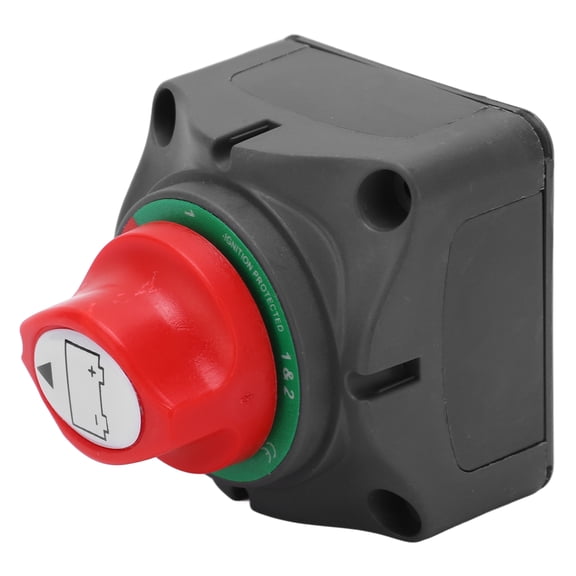 Yajisi High Current Battery Master Disconnect Isolator Switch 12V-48V 200A for Marine Boat Yacht RV Train Electrical Systems (3.94 inches / 10 cm)