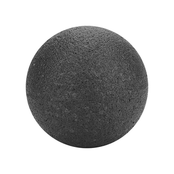 Yajisi High Density EPP Foam Yoga Roller Massage Ball for Deep Tissue Muscle Recovery Stress Relief Targeted Therapy Gym Home Workout Fitness Accessory 8cm Black (3.15 inches / 8 cm)