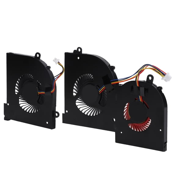 Yajisi High Performance Aluminum Alloy 4-Pin CPU Cooling Fan Replacement for MSI GS65 GS65VR Stealth 8SE 8SF 8SG 8RE 8RF Laptop Case Cooler (7.48 inches / 19 cm)