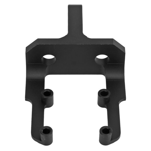 Yajisi High Strength RC Aluminum Alloy Rear Upper Link Riser Upgrade Part for Axial SCX10 II AR44 Axles, Precision Metal Construction Crawler Accessories, Black, 7 Pieces