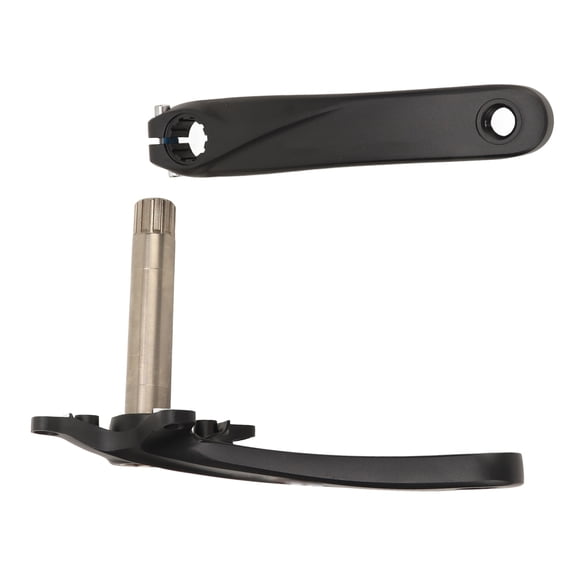 Yajisi Hollow Integrated Bicycle Crankset Premium Aluminum Alloy Mountain Bike Crank Arm Set for Road Cycling Lightweight 10 inches / 25.4 cm High Performance Crank Arm Conversion Kit Black