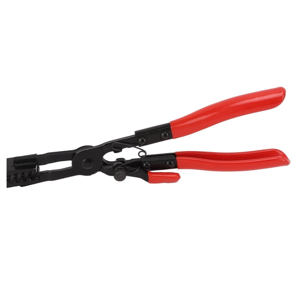 Yajisi Hose Clamp Plier Metal Textured Jaws Short Handle Extended Elbow Car Repair Hand Tool Automotive Repair Plumbing Maintenance Heavy Duty 11.2 inches / 285 mm