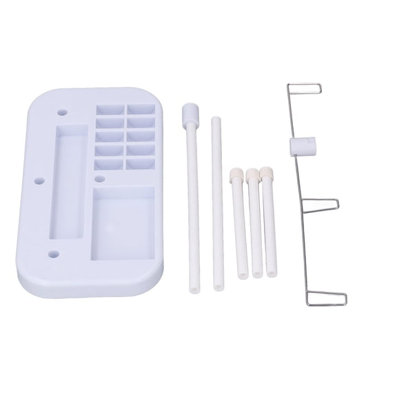 Yajisi Household Sewing Machine Thread Stand Detachable Triple Spool Holder for Embroidery & Crafts (9.06 inches / 23.00 cm)