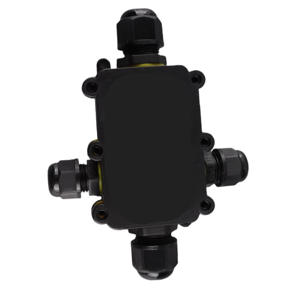 Yajisi IP68 Plastic Junction Box 4 Way Waterproof Electrical Cable Connector Case Electronic Enclosure Outdoor Underwater Connection Wiring Box T100 450VAC 24A UL94V-2