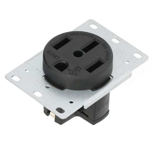 Yajisi Industrial Receptacle NEMA 14-50R US Standard 4 Hole Power Outlet 50A 125V/250V