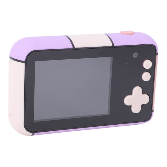 Yajisi Kids Digital Camera 2.4 Inch Display Double Lens 48MP HD Portable Photography Toy with Flash and Filters Perfect Birthday Present Rechargeable Video Recorder Violet