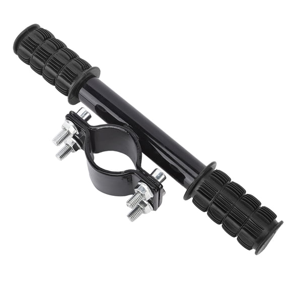 Yajisi Kids Electric Scooter Handlebar Adjustable Child Safety Handrail Bar Replacement Accessory Premium TPU Iron Handle Grip for Commuting Safe Riding Non-Slip Comfort Design Black Variant Edition