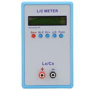 Yajisi LC-200A Digital Inductance Capacitance Meter Handheld LCR Multimeter High Accuracy Tester with LCD Screen for Inductance Capacitance Measurement Battery Powered Multimeter Tool