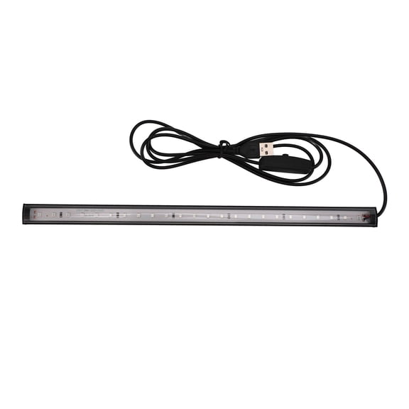 Yajisi LED Black Light Bar 12 Inches / 30.5 cm USB Powered Multifunctional UV Blacklight Strip Tube for Home Party Bedroom Art Decor Glowing Illumination 5V Setup