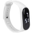 thumbnail image 1 of Yajisi LED Digital Watch for Students Men Women Unisex Sport Wristwatch with Silicone Strap White Plastic Case Touch Screen Casual Everyday Wear 0.47 inches / 1.2 cm Dial Thickness Minimalist Design, 1 of 9