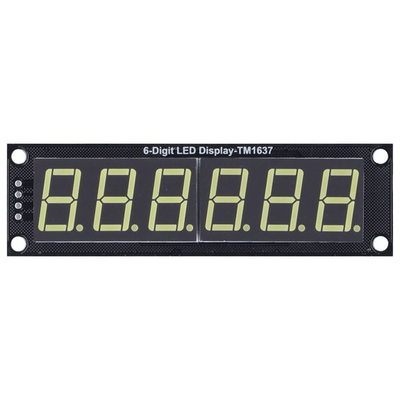 Yajisi LED Display Digital Tube 6 Digit 7 Segment Decimal White Light Display Module[cite: 1]