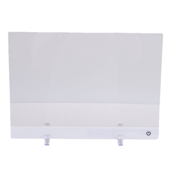 Yajisi LED Note Board 11.8 inches / 30 cm Clear Acrylic Dry Erase Message Sign with 7 Colors RGB Light and 7 Markers