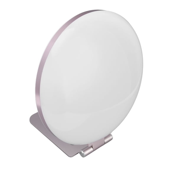 Yajisi LED Phototherapy Light Therapy Lamp 10000 LUX UV-Free Round with Foldable Base 3 Color Temperatures 5 Brightness Levels