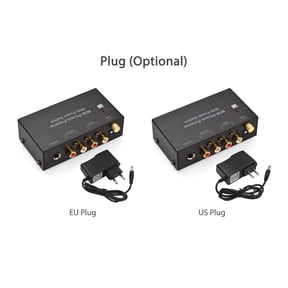 Yajisi M/M Phono Preamp with Power Switch, Ultra-Compact Turntable Preamplifier Audio Signal Amplifier with 1/4-inch TRS Interface for Home Stereo Systems, Black Metal Shell
