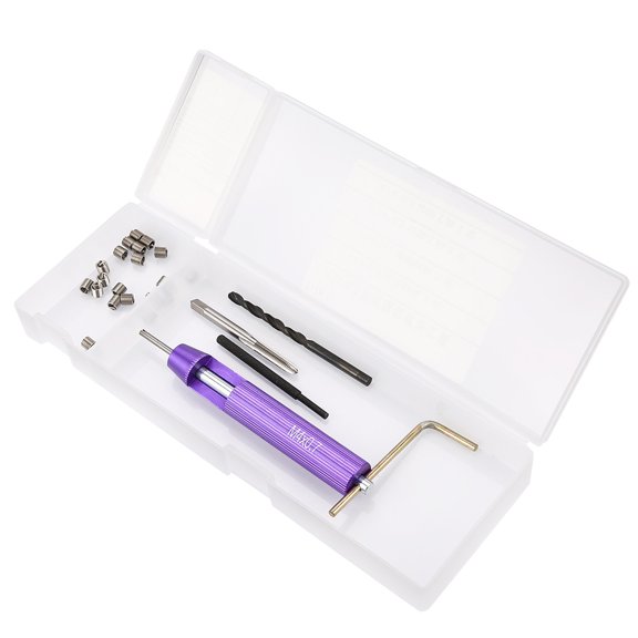 Yajisi M4x0.7 Screw Threaded Inserts Repair Tool Set, 24-Piece Wire Insert Installation Kit for Automotive and Metal Restoration, Stainless Steel Hardware