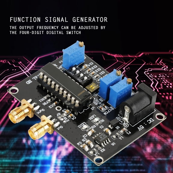 Yajisi MAX038 20MHz Digital Function Signal Generator Module Triangular Sine Square Pulse Wave, 3.15 in / 8 cm