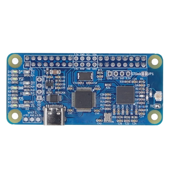 Yajisi MMDVM Simplex Hotspot Main Board Module with Pin Header, Supports Raspberry Pi 2B 3B 3B+ 4B ZeroW and BlueDV, U Band Frequency UHF VHF Support DMR D-Star YSF C4FM P25 NXDN POCSAG