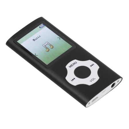 Yajisi MP3 MP4 Player HiFi Sound 1.8 inches / 4.57 cm Color Screen Portable Music Video Player with Voice Record Black