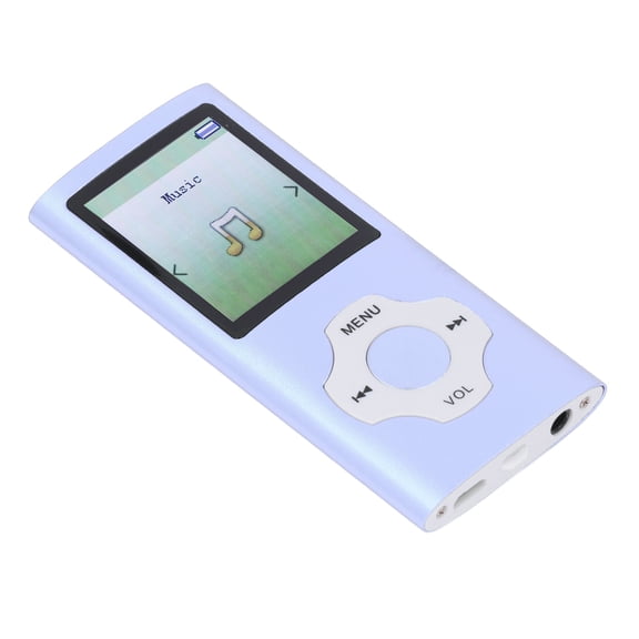 Yajisi MP3 MP4 Player HiFi Sound 1.8 inches / 4.57 cm Color Screen Portable Music Video Player with Voice Record Blue Purple