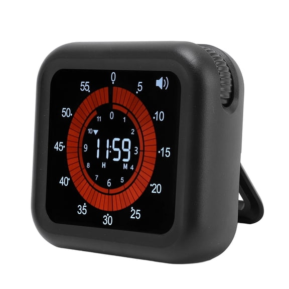 Yajisi Magnetic Visual Digital Timer with Mute Function, Rechargeable 1200mAh Battery Productivity Timer for Time Management, 5.12 x 4.33 x 1.57 Inches