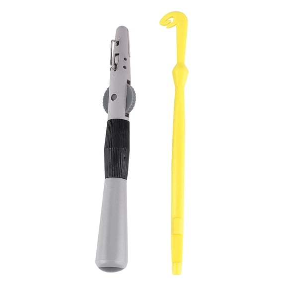 Yajisi Manual Fishing Hook Tier Line Tying Tool with Sub Line Single Hook Fast Knot Tyer Tools, 9.05 inches / 23.0 cm, Yellow