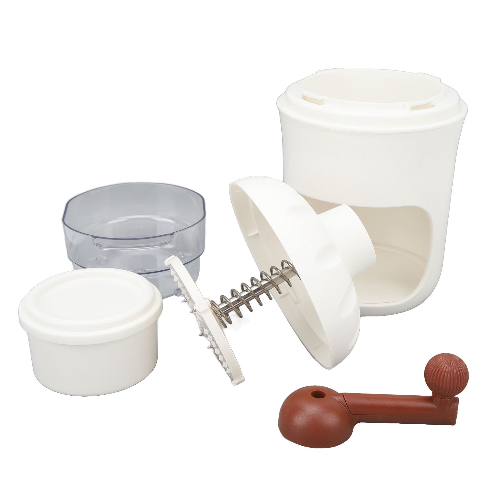 Yajisi Manual Shaved Ice Machine and Snow Cone Maker, Portable Hand Crank Ice Crusher with Freezing Mold for Home Kitchen (9.05 x 5.91 x 5.91 inches / 23 x 15 x 15 cm)