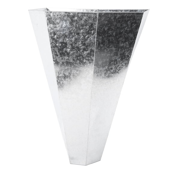 Yajisi Medium Size Alloy Steel Chicken Restraining Cone Flat Back Poultry Killing Cone Wall Mount Support Up To 8 Pounds Easy To Clean Washable Rustproof For Fowl Processing