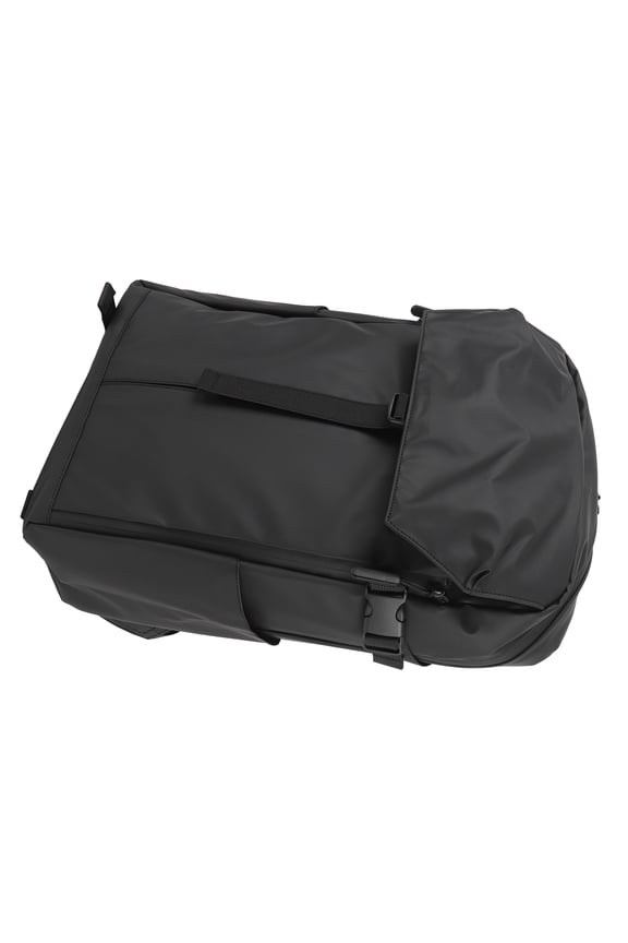 Men's Travel Backpack, Splashproof Motorcycle Sports Bag, 16" Laptop Backpack for Commuting & Cycling, 20-35L, Black (17.32 in / 44 cm) - High Capacity Wearproof Daypack