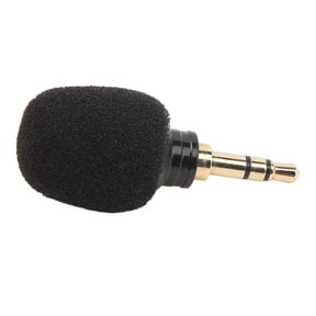 Yajisi Mini Camera Condenser Microphone High Sensitivity Noise Canceling Omnidirectional 3.5mm Plug Tiny Microphone for Vlogging