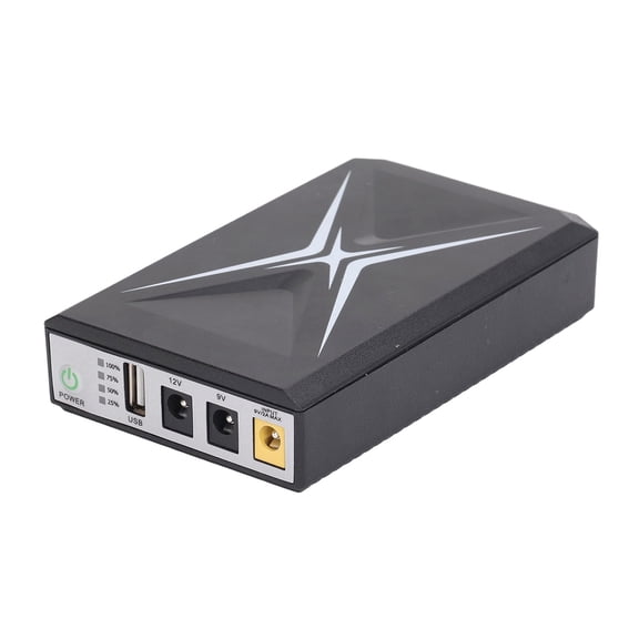 Yajisi Mini UPS Battery Backup 10400mAh Uninterruptible Power Supply for Security Camera Router WiFi 18W 9V 12V Output [cite: 8]