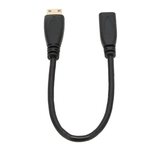 Yajisi Mini USB Male to Micro USB Female Adapter Cable High-Speed Transfer Data Cord Portable Compact Design Short Cable Converter for Phone Computer Laptop Charging Connection, 7.9 in / 20 cm