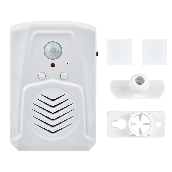 Yajisi Motion Sensor Doorbell MP3 Audio Player, 4m Infrared Induction, 8 1W Speaker, Dual Playback Modes, USB/Battery Powered
